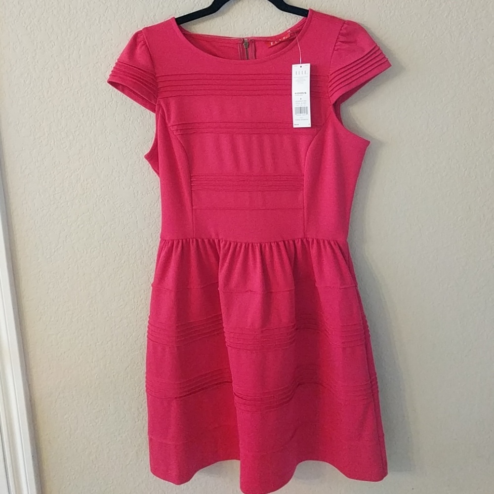 ELLE pink dress - size 8 - NWT